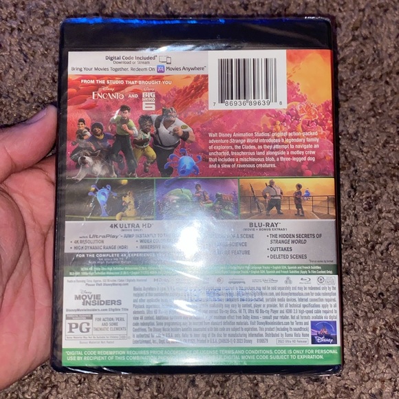 DISNEY DVD STRANGE WORLD COLLECTORS EDITION NEW 4kultra HD Blue Ray Digital Code - Picture 2 of 5